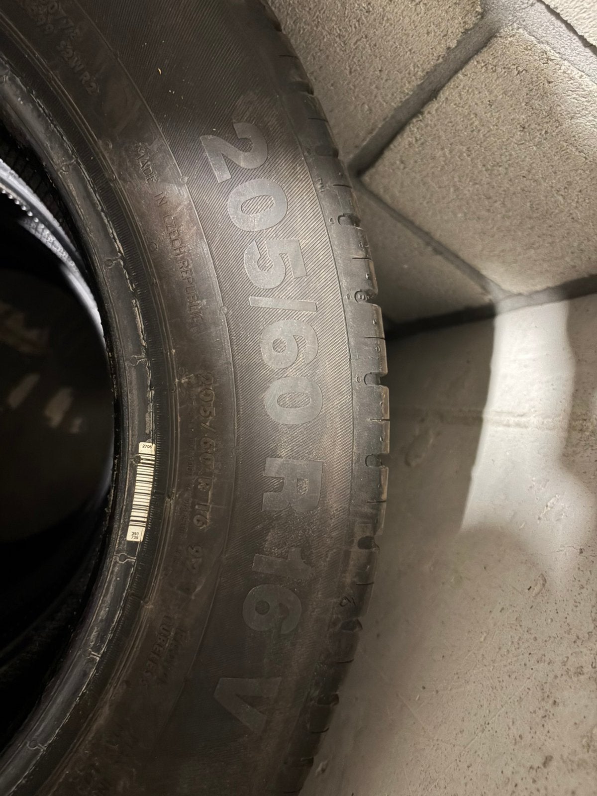 4x Continental ContiEcoContact 5 MO – 205/60 R16 V, Auto-onderdelen, Banden en Velgen, Ophalen, Gebruikt, 16 inch, 205 mm