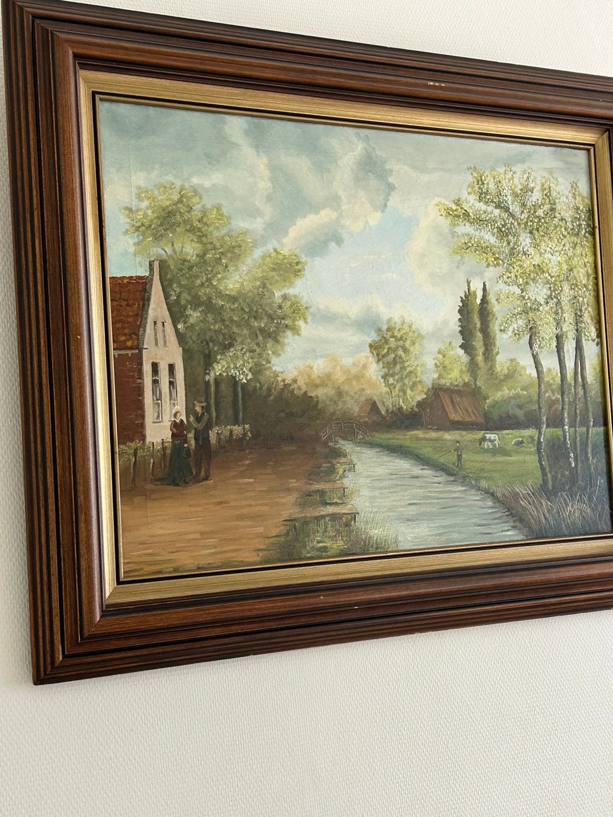 Schilderij, Ophalen, Doek, Olieverf, Klassiek