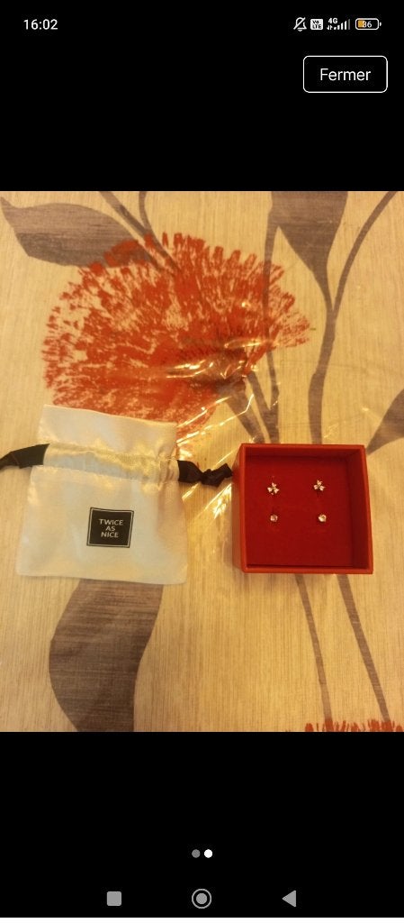 Gouden roestvrijstalen sieraden van het merk Twice as Nice, Staal, Nieuw, Ophalen of Verzenden, Met edelsteen