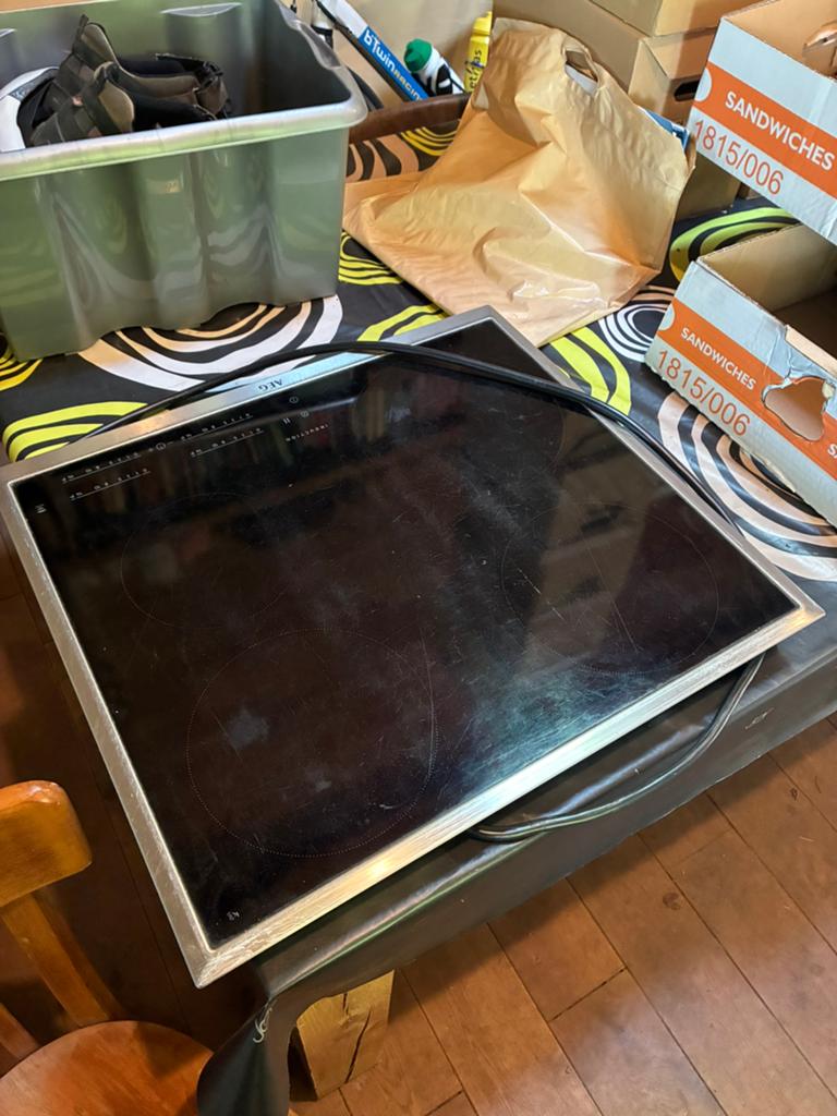 Kookplaat elektrisch vuur AEG 2018 | 0471594993, Elektronische apparatuur, Kookplaten, Ophalen, Zo goed als nieuw, Elektrisch