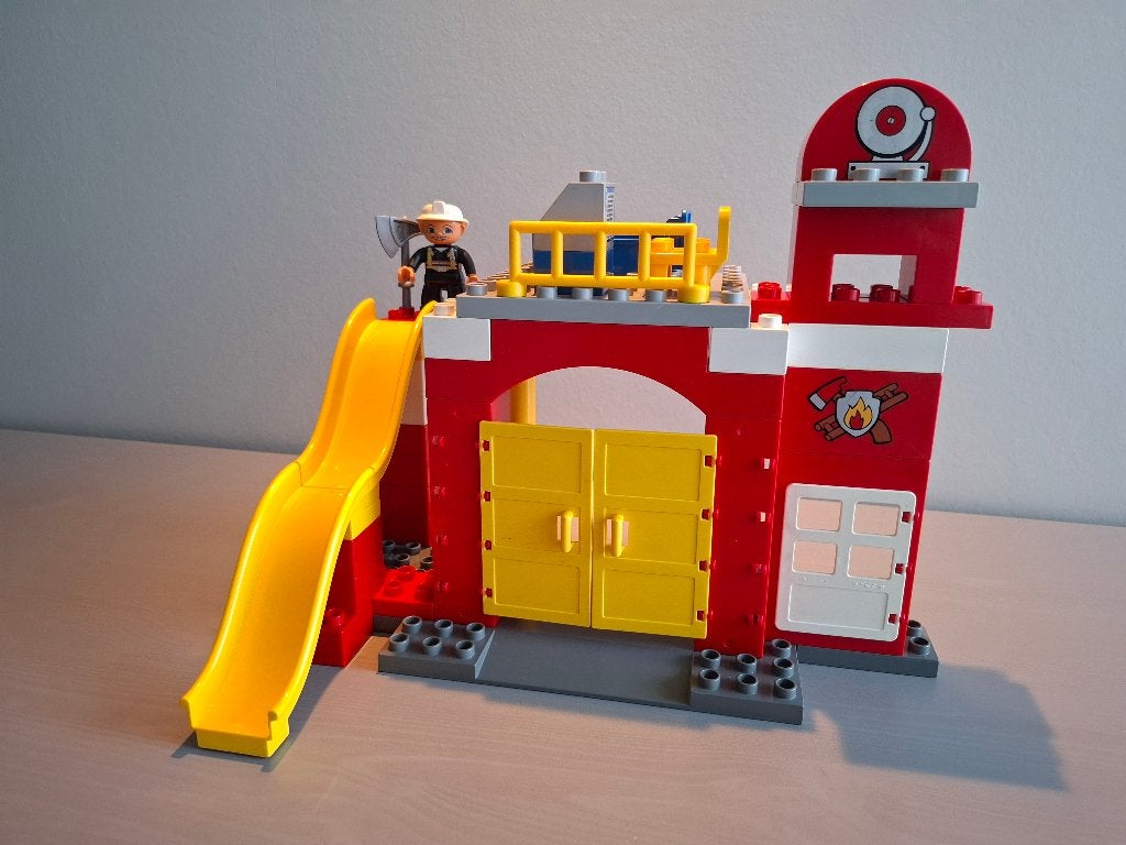 Duplo 6168 - Brandweerkazerne, Gebruikt, Overige thema's, Ophalen of Verzenden, Duplo