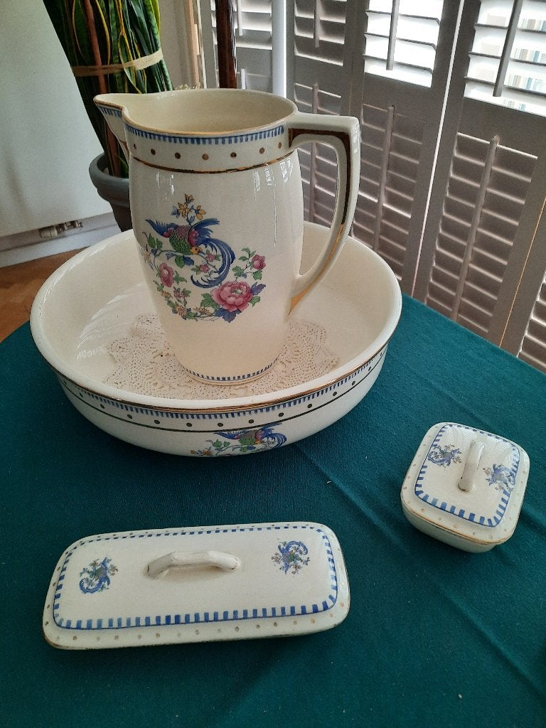 Complete 4-delige lampetset, Antiek en Kunst, Ophalen
