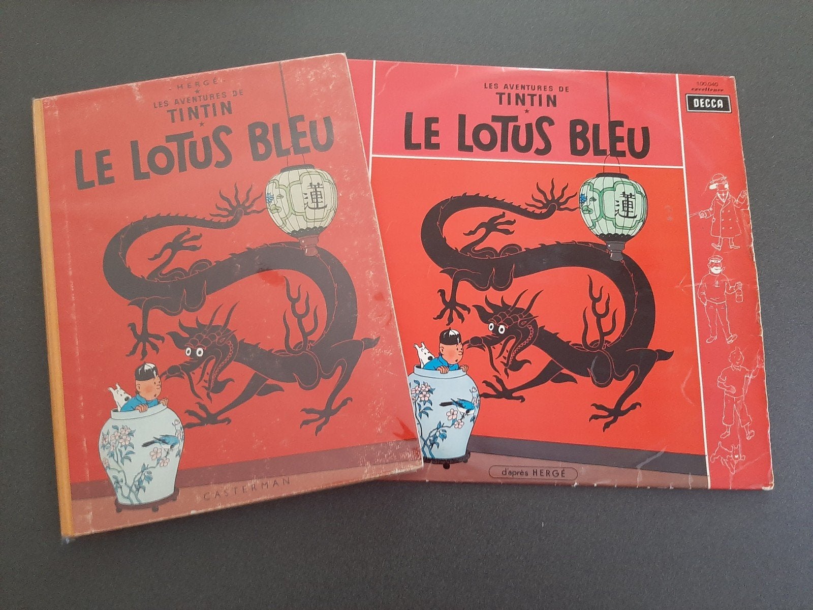 Kuifje: lotus Bleu B29+33T, Ophalen of Verzenden