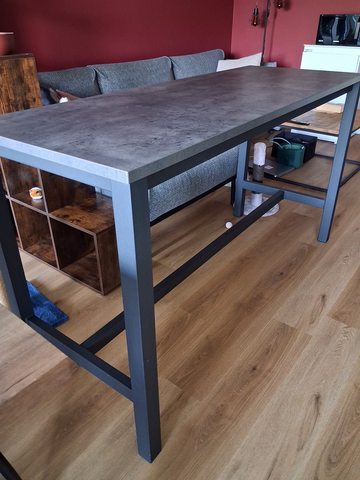 Hoge eettafel L 160 H 90 Br 60, Ophalen, Zo goed als nieuw