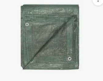 Grande bâche lourde de + ou - 5 M X 4 M, Bricolage & Construction, Enlèvement, Utilisé, 15 m² ou plus, Toile