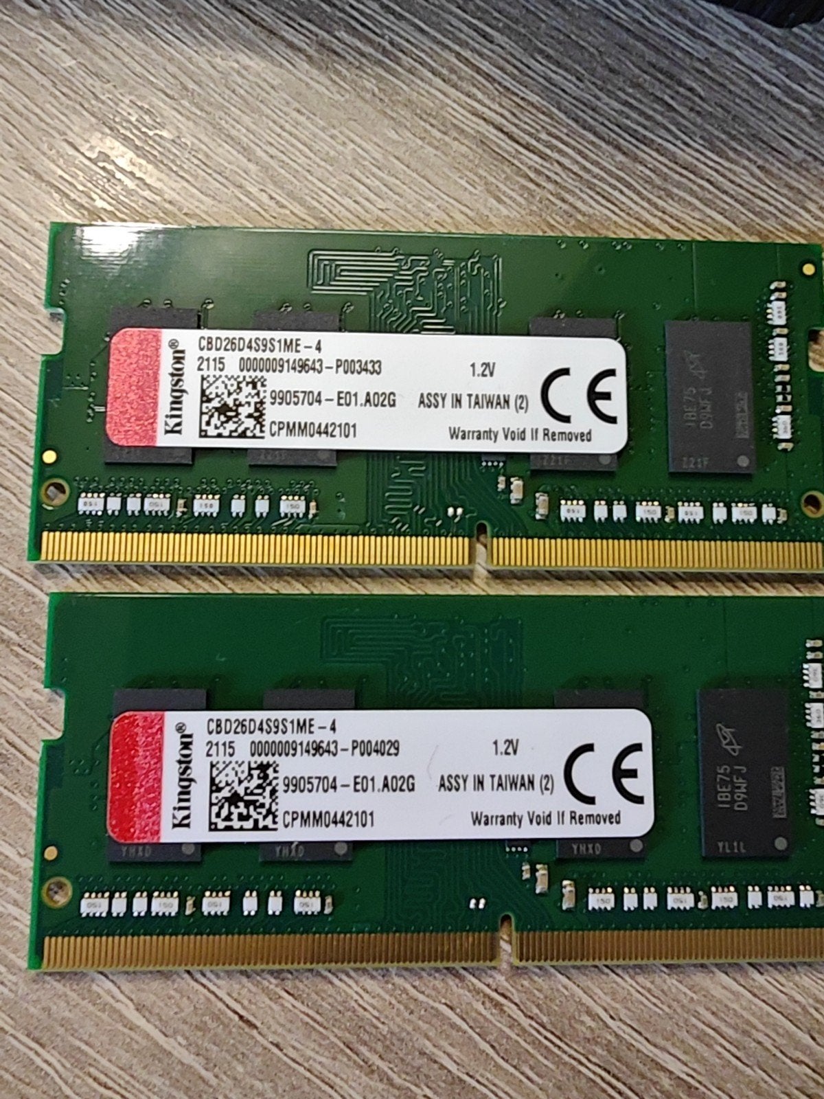 8gb (2x4gb) ddr4 sodimm, DDR4, 8 GB, Ophalen of Verzenden, Zo goed als nieuw