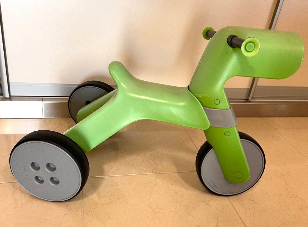 YetiToy loopwagen  - groen, Ophalen, Zo goed als nieuw