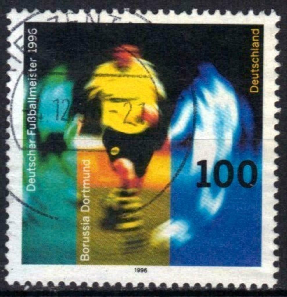 Duitsland 1996 - Yvert 1711 - Borussia Dortmund (ST), Verzenden, Gestempeld
