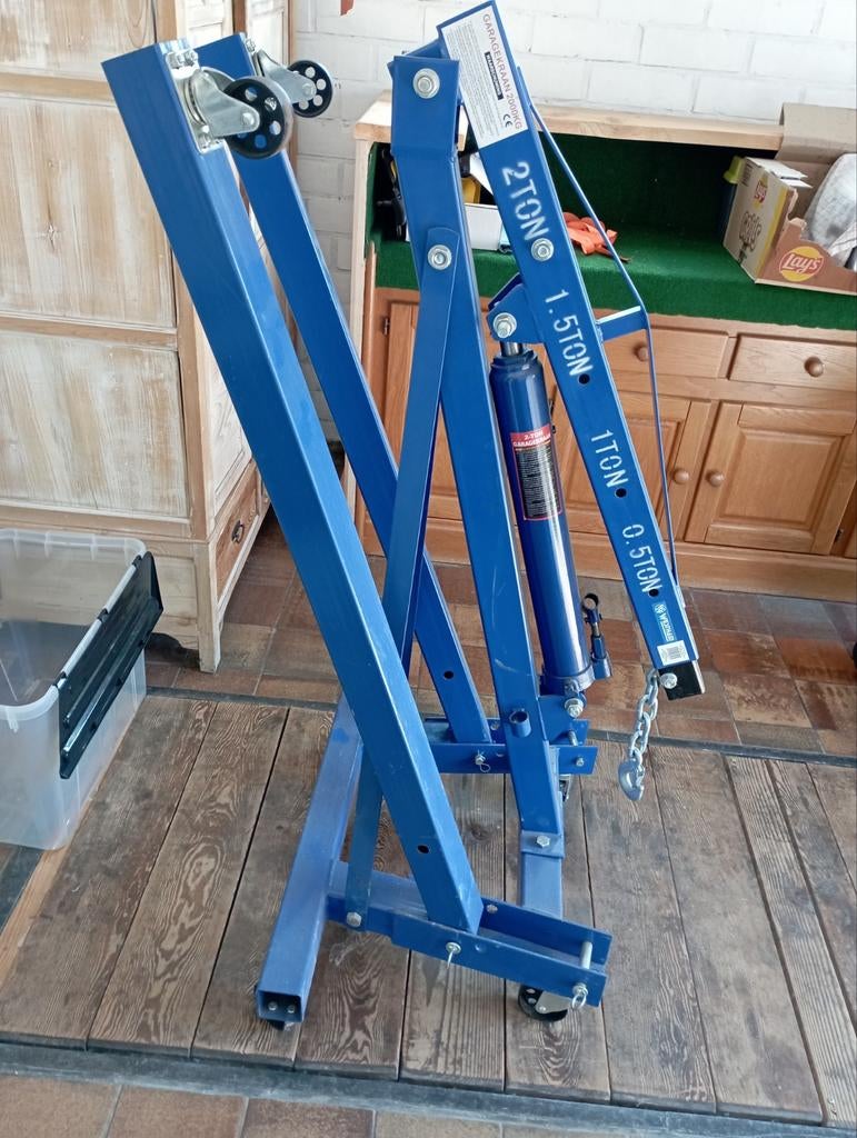 Garage kraan 2 ton / motorlifter, Auto diversen, Autogereedschap, Ophalen