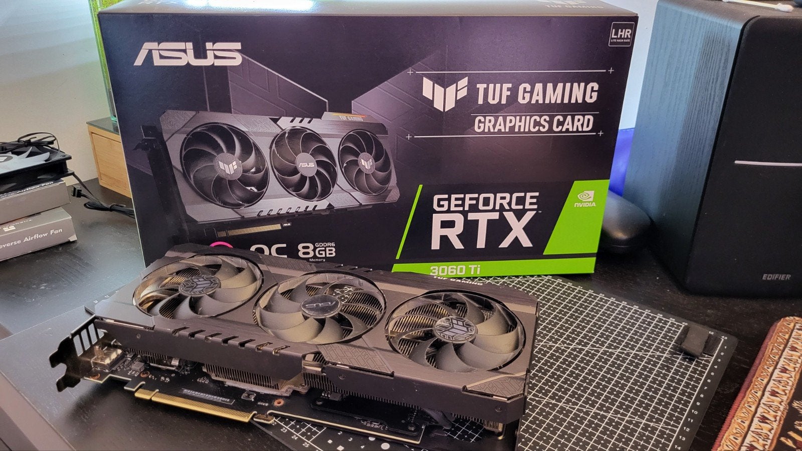 ASUS TUF RTX 3060 Ti, Computers en Software, Videokaarten, Ophalen, GDDR6, Nvidia, PCI
