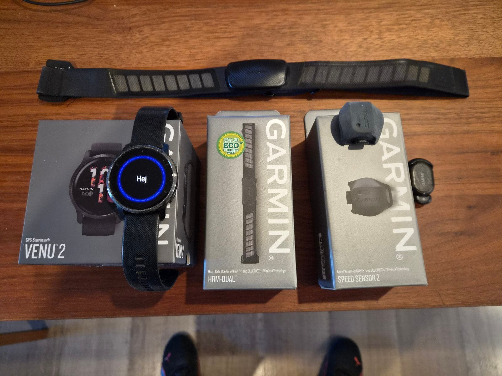 Garmin Venu 2 met toebehoren, Gebruikt, Zwart, Waterdicht, Hoogte