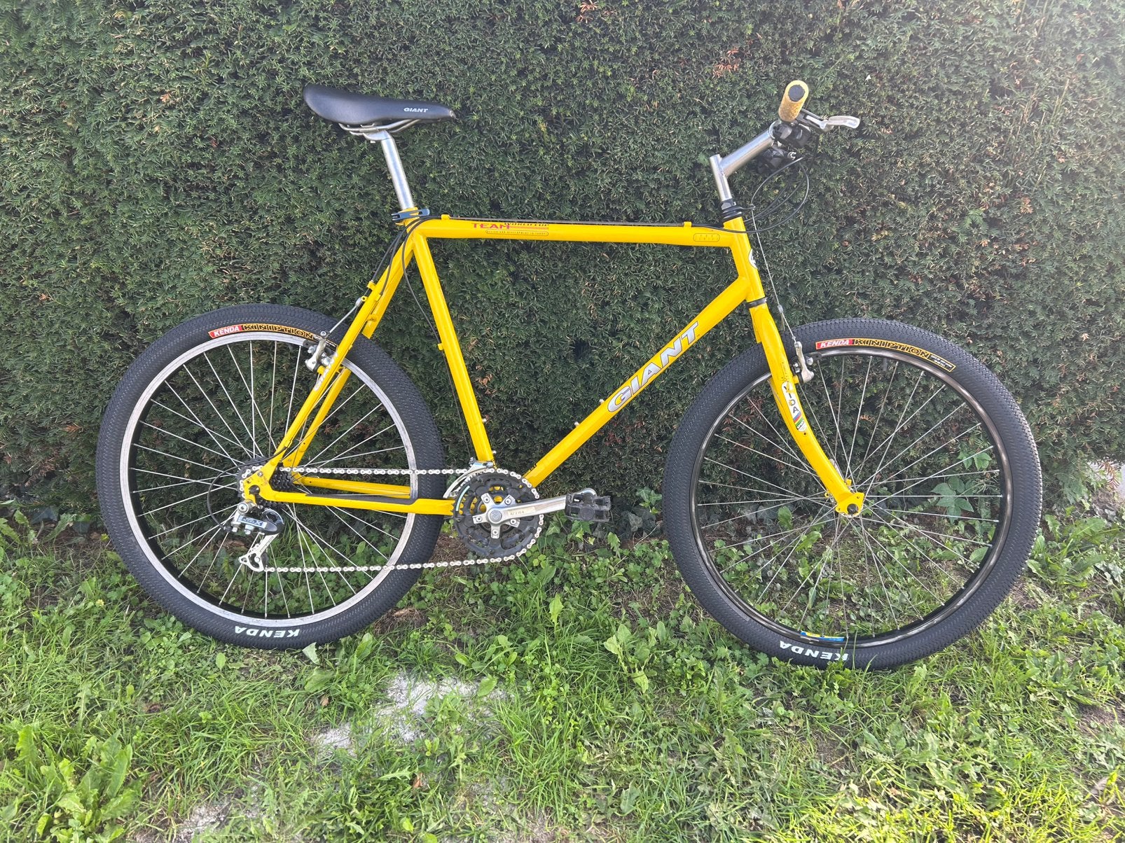 Gaint Team World Cup retro MTB (1986)- vintage custom build, Ophalen, Velgrem, Giant, Zo goed als nieuw