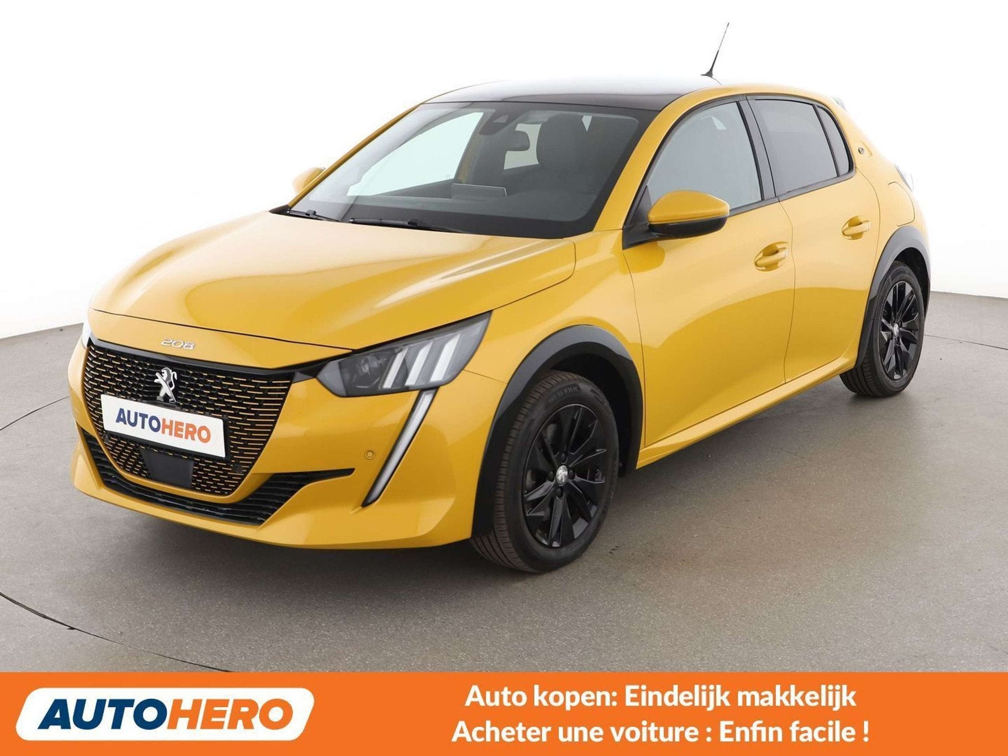 Peugeot e-208 electric drive 100 kW e Active (automatique), 100 kW, Achat, Jaune, 5 portes