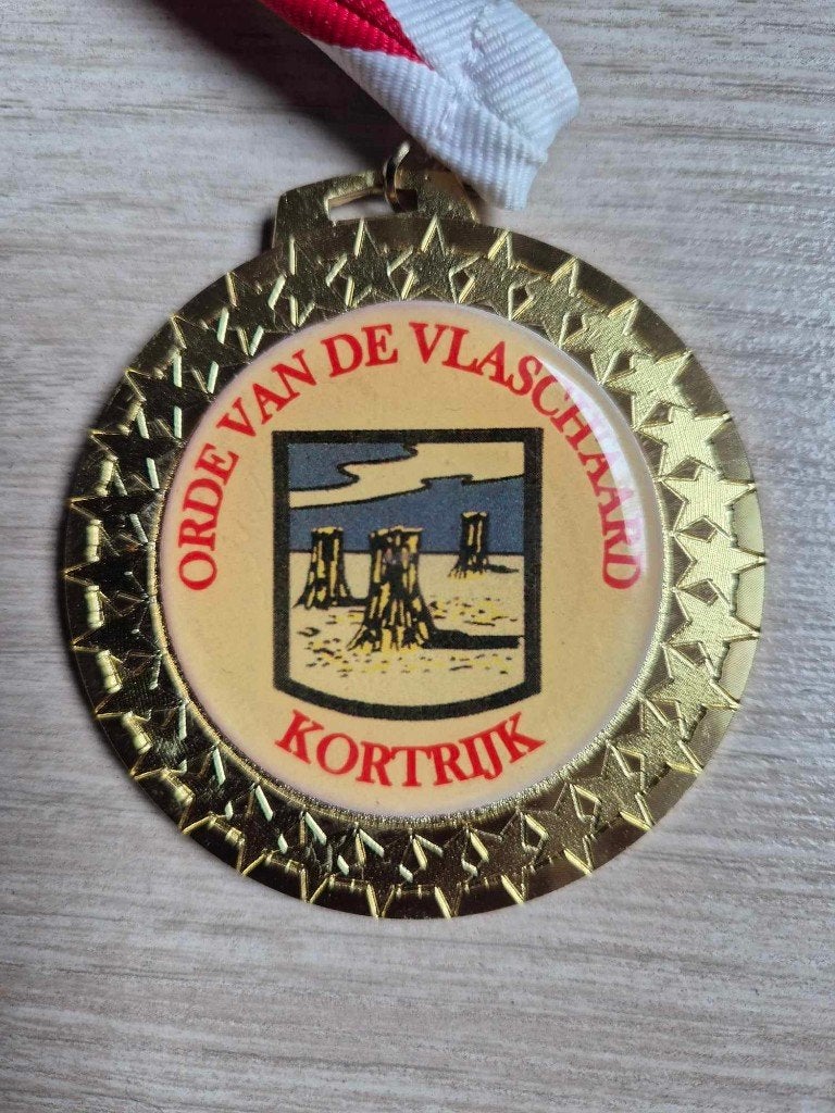 Carnaval medaille Kortrijk orde van de vlaschaard, Enlèvement ou Envoi