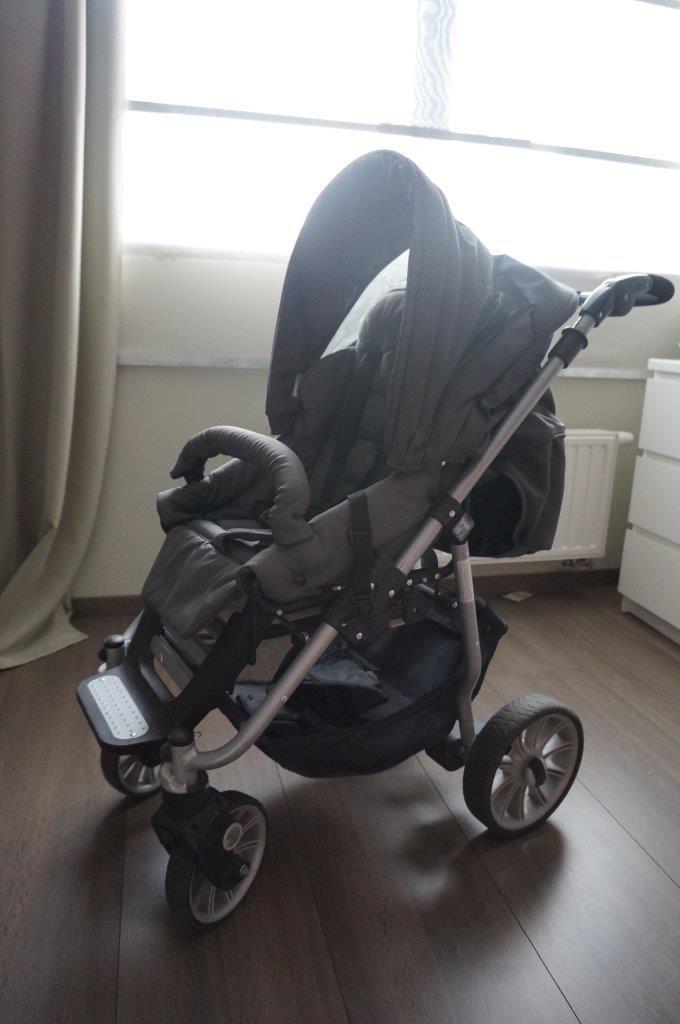 kinderwagen Teutonia Fun , zeer mooie staat, Ophalen of Verzenden, Zo goed als nieuw, Verstelbare duwstang, Kinderwagen