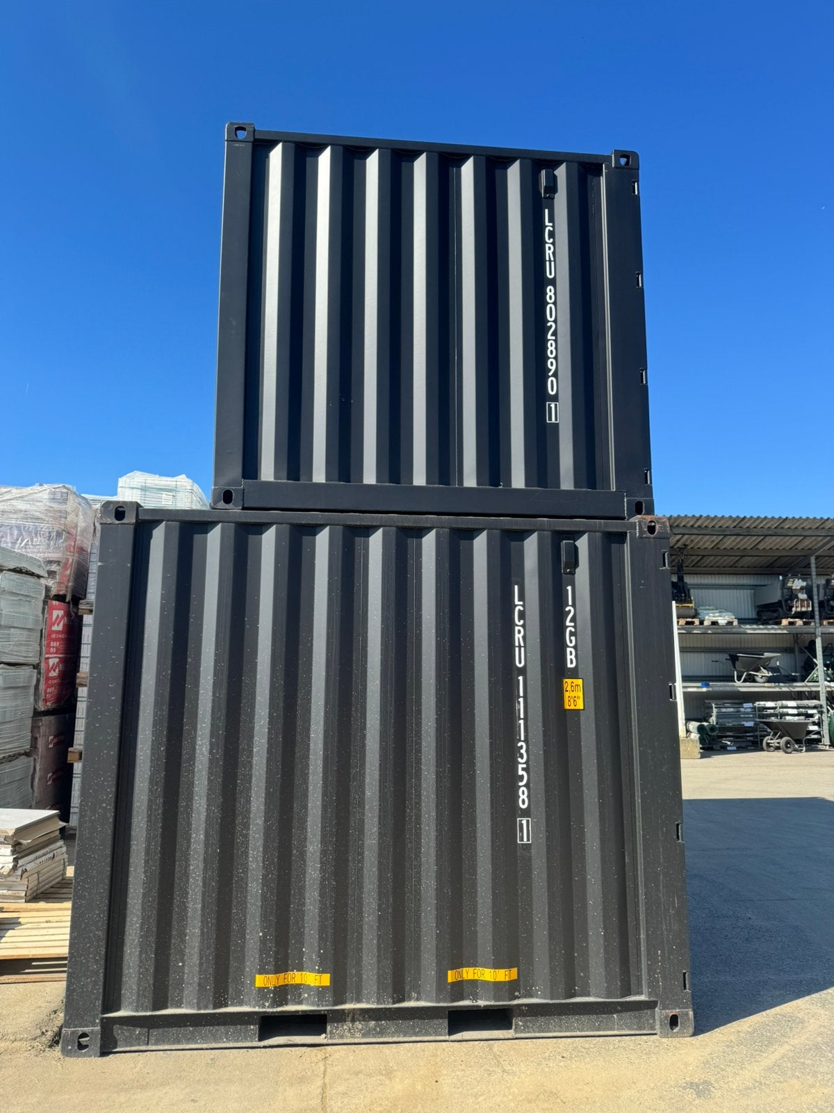 Container maritime 8 / 10 / 20 pieds – Neuf & occasion