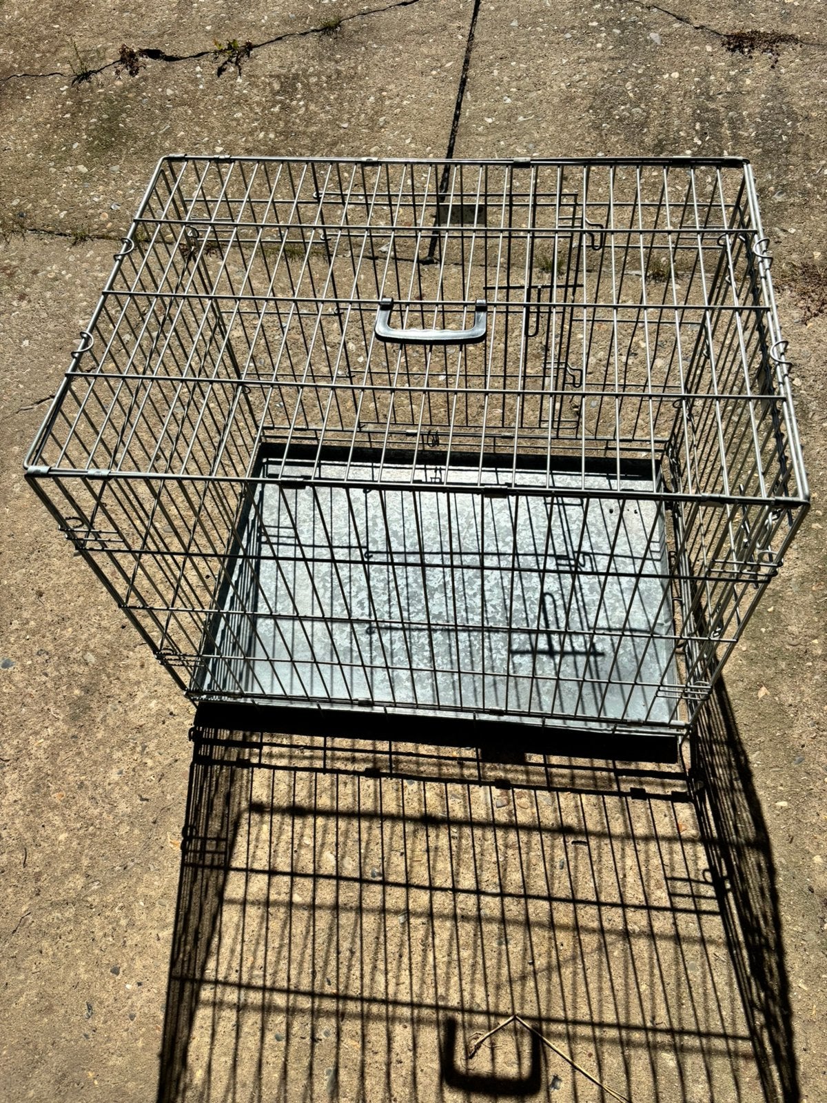 Metalen bench, Dieren en Toebehoren, Ophalen, Zo goed als nieuw