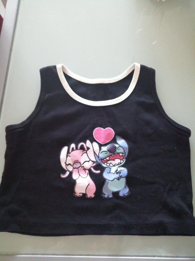 Crop top stitch 10 jaar, Kinderen en Baby's, Ophalen of Verzenden, Zo goed als nieuw, Meisje, Shirt of Longsleeve