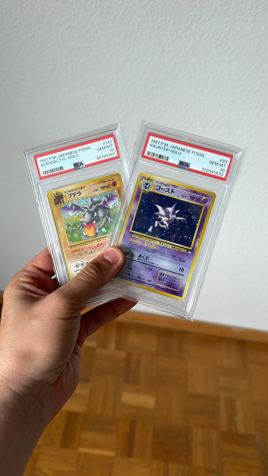 Fossil Aerodactyl & Haunter, Ophalen of Verzenden