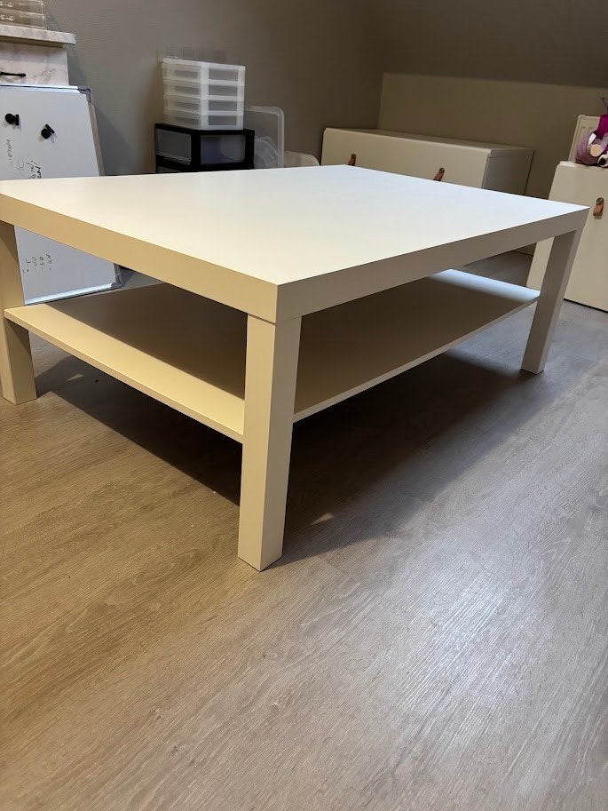 salon tafel ikea, Maison & Meubles, 50 à 100 cm, Comme neuf, 100 à 150 cm, Enlèvement