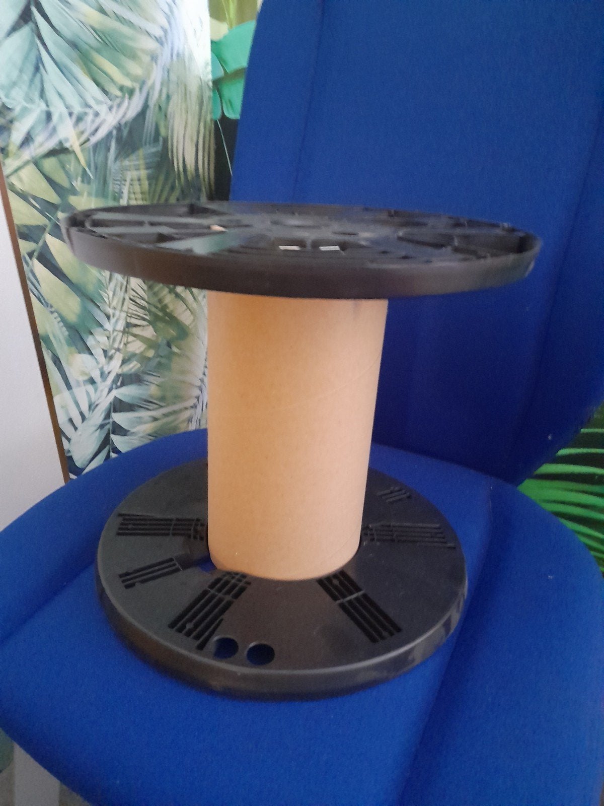 Bobine de câble, Brun, Plastique, Comme neuf, Bricolage