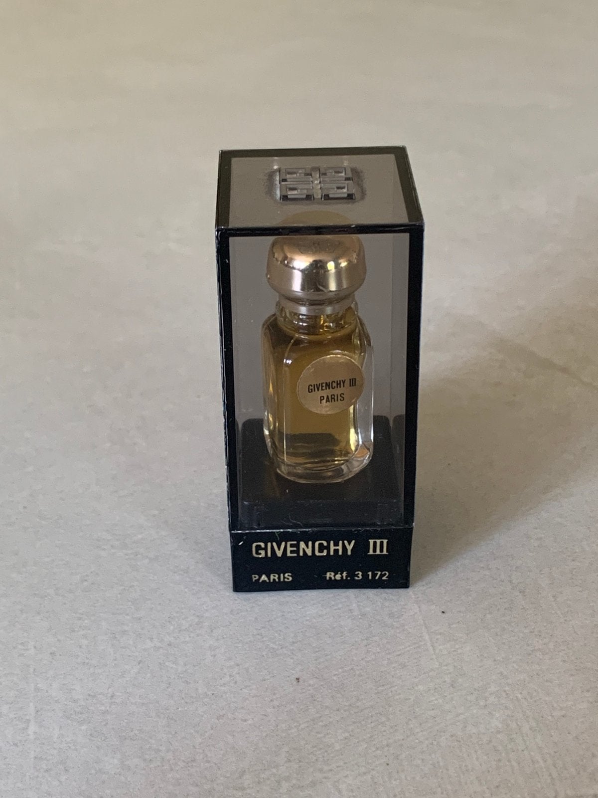Miniature de parfum Givenchy III vintage (réf. 3 172) Paris, Collections, Enlèvement ou Envoi, Comme neuf, Miniature