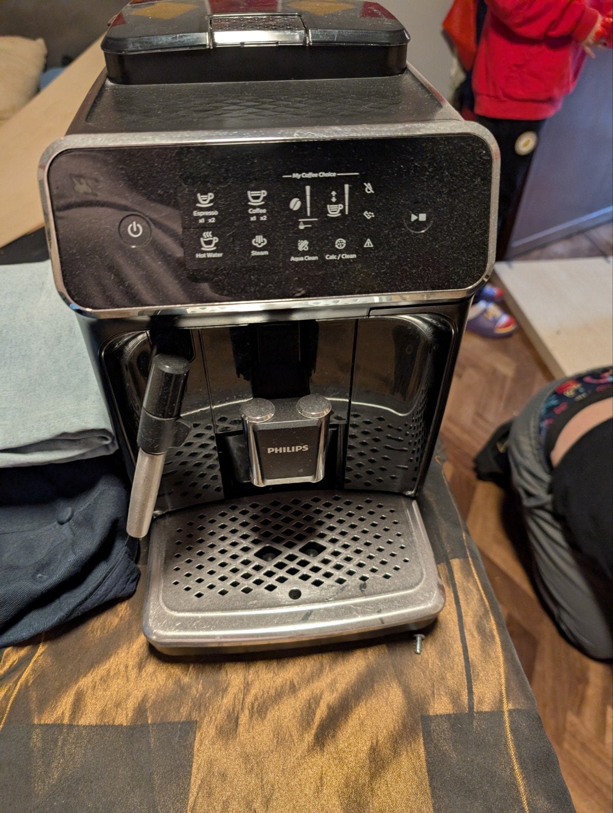koffiezet, Ophalen