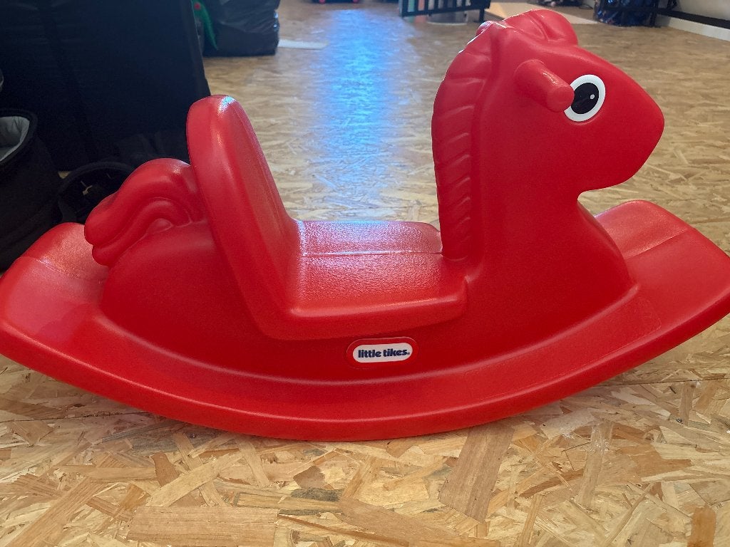 Little tikes schommelpaard, Ophalen, Zo goed als nieuw
