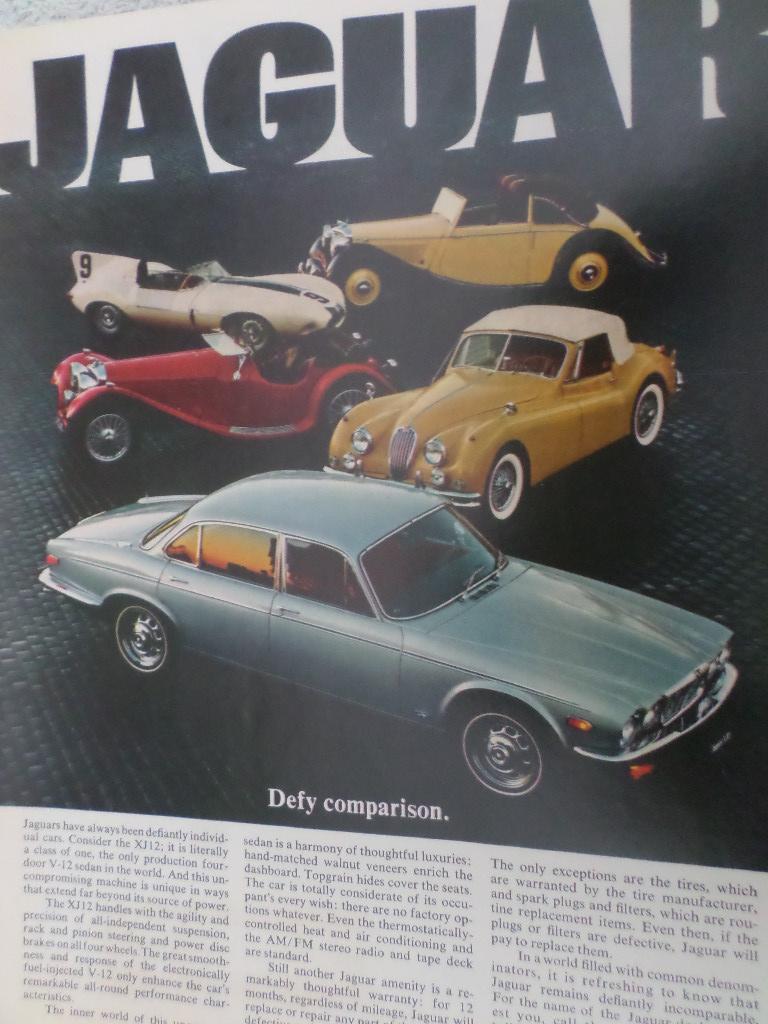 Publicité pour la Jaguar XJ, Livres, Autos | Brochures & Magazines, Enlèvement ou Envoi