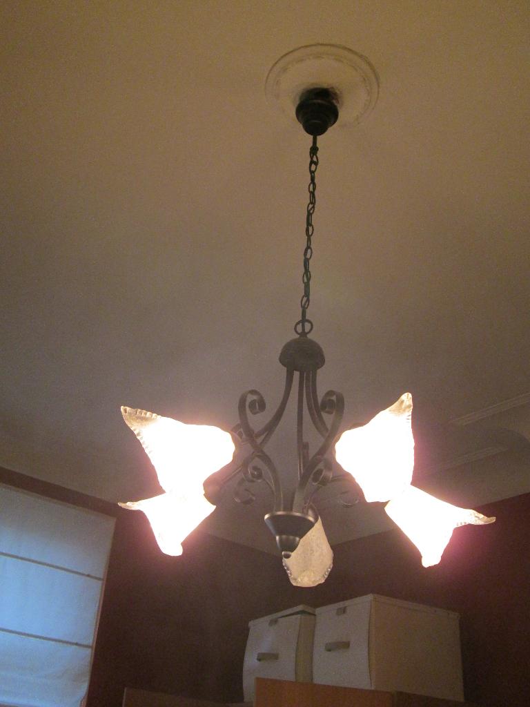 lustre, Enlèvement, Utilisé, Verre, Classique