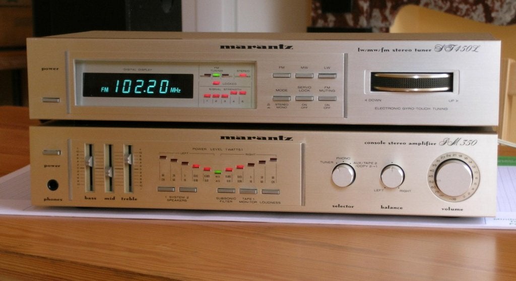 Marantz PM350/ST450L Ampli & Tuner vintage, TV, Hi-fi & Vidéo, Amplificateurs & Ampli-syntoniseurs, Enlèvement, Marantz