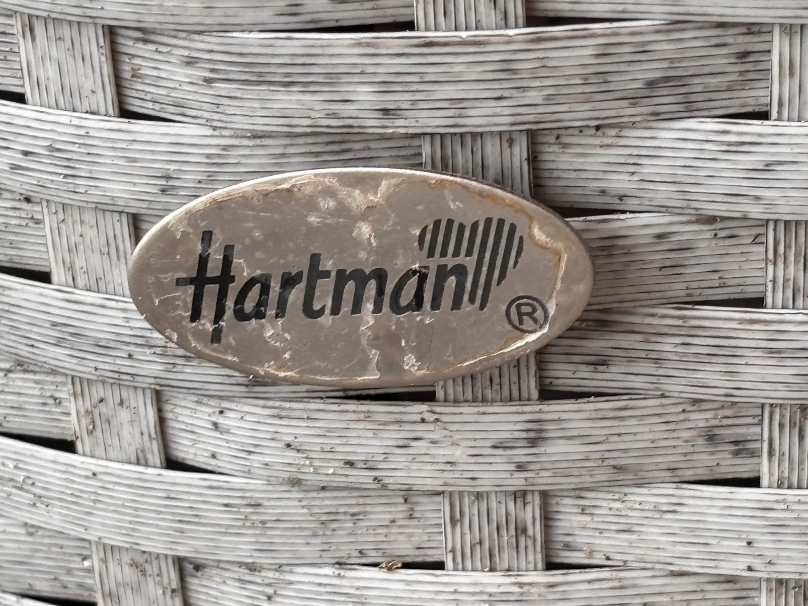 Hartman tuinsetje voor klein terras of tuin, Kunststof, Bijzettafel, Zo goed als nieuw, Tuinset