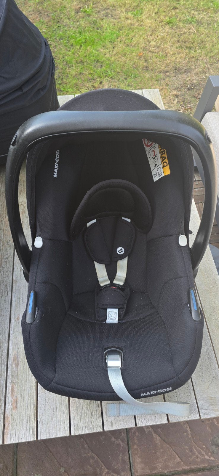 maxi-cosi autostoel met isofix base, Comme neuf, Enlèvement, Ceinture de sécurité ou Isofix, Maxi-Cosi