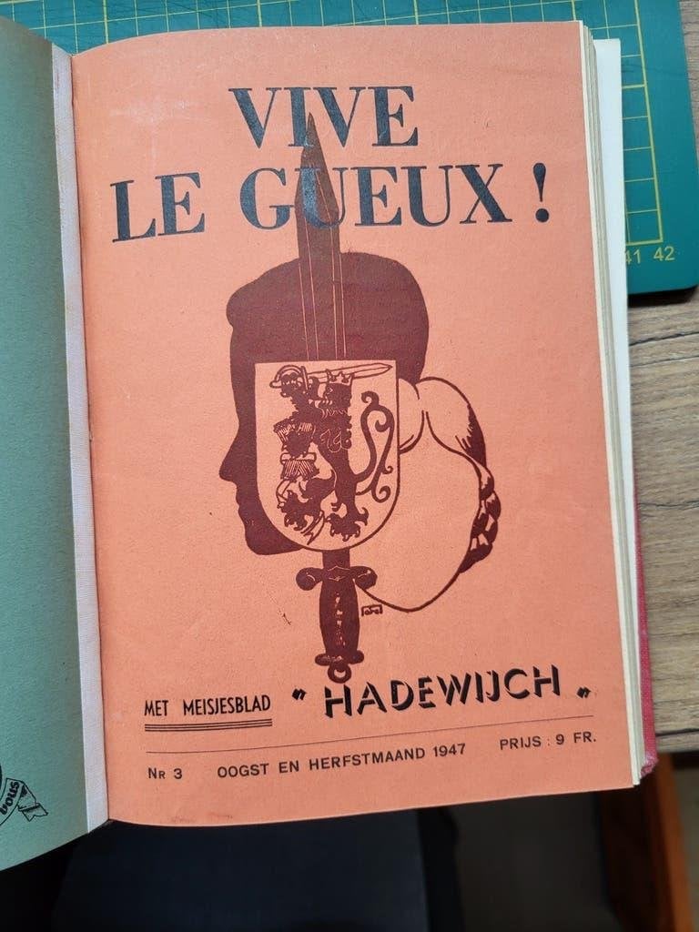 Tijdschrift Vive le gueux ! & "Hadewijch 1948, Livres, Journaux & Revues, Enlèvement ou Envoi, Utilisé