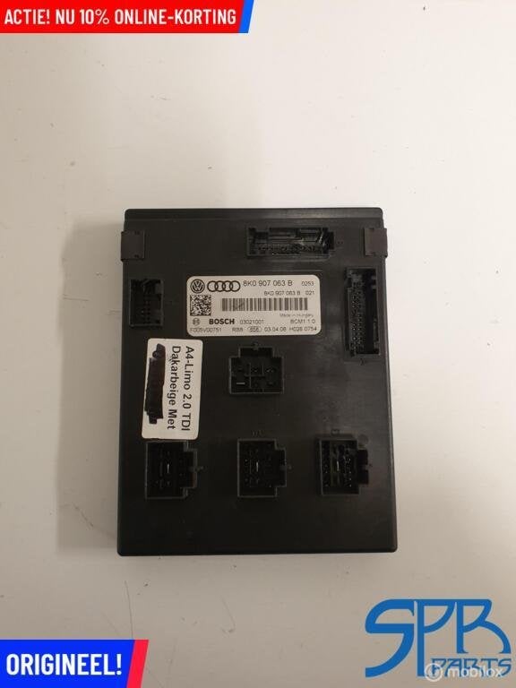 Audi A4 A5 Q5 B8 BOORDNET BCM BODY CONTROL MODULE 8K0907063B, Audi, Enlèvement ou Envoi, Audi, Utilisé