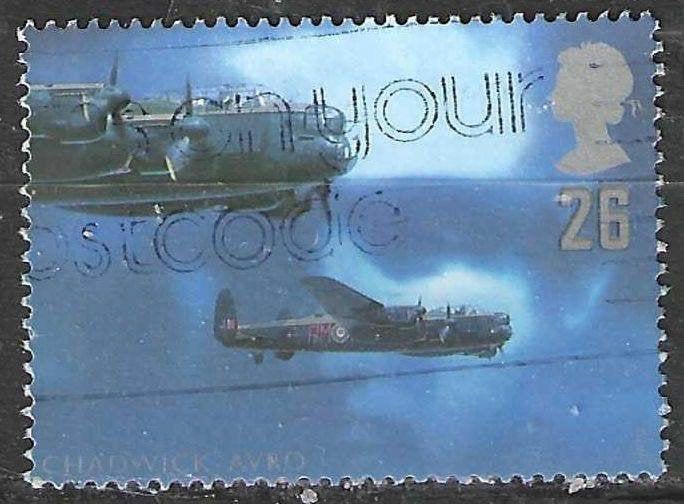 Grande-Bretagne 1997 - Yvert 1968 - Avions (ST), Envoi, Affranchi