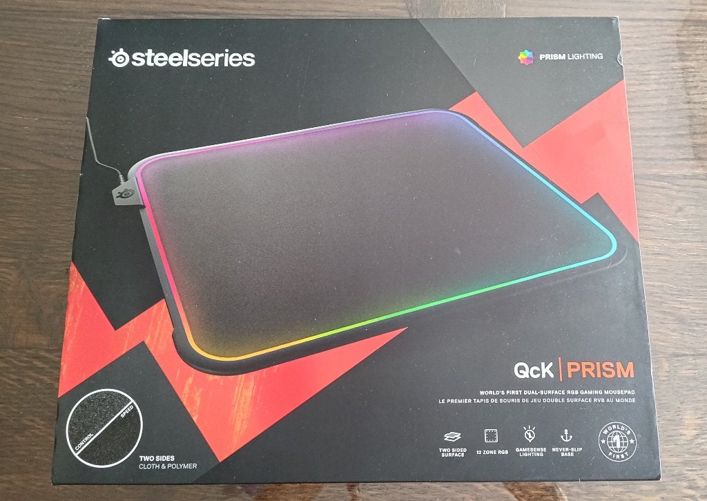 Tapis souris RGB premium, Enlèvement, Ergonomique, Comme neuf, Steelseries