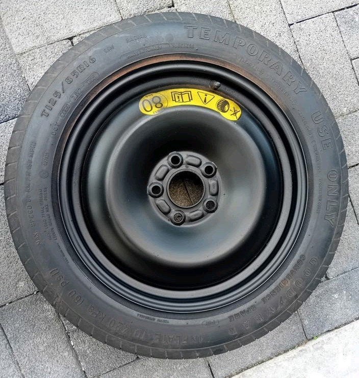 Reservewiel Ford Focus - Volvo V40 16inch 5X108🚖🚘, Ophalen of Verzenden, Gebruikt