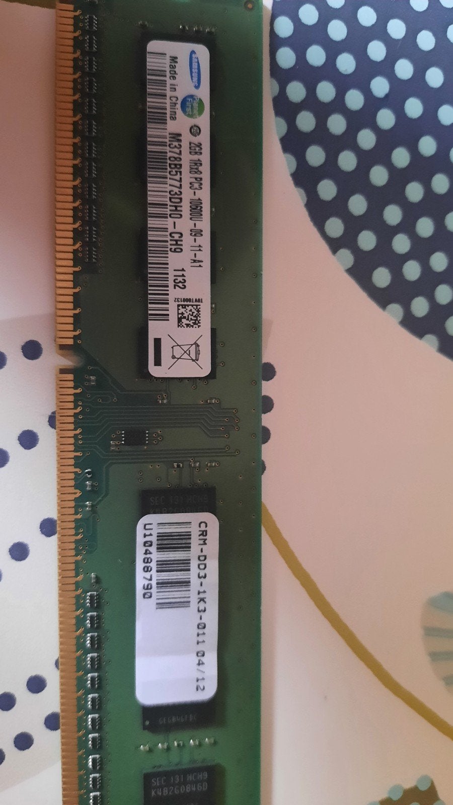 a vendre lot de 100Ram Ddr 3 samsung de 2gb et 4 gb, Informatique & Logiciels, Mémoire RAM, Enlèvement ou Envoi, DDR, 4 GB