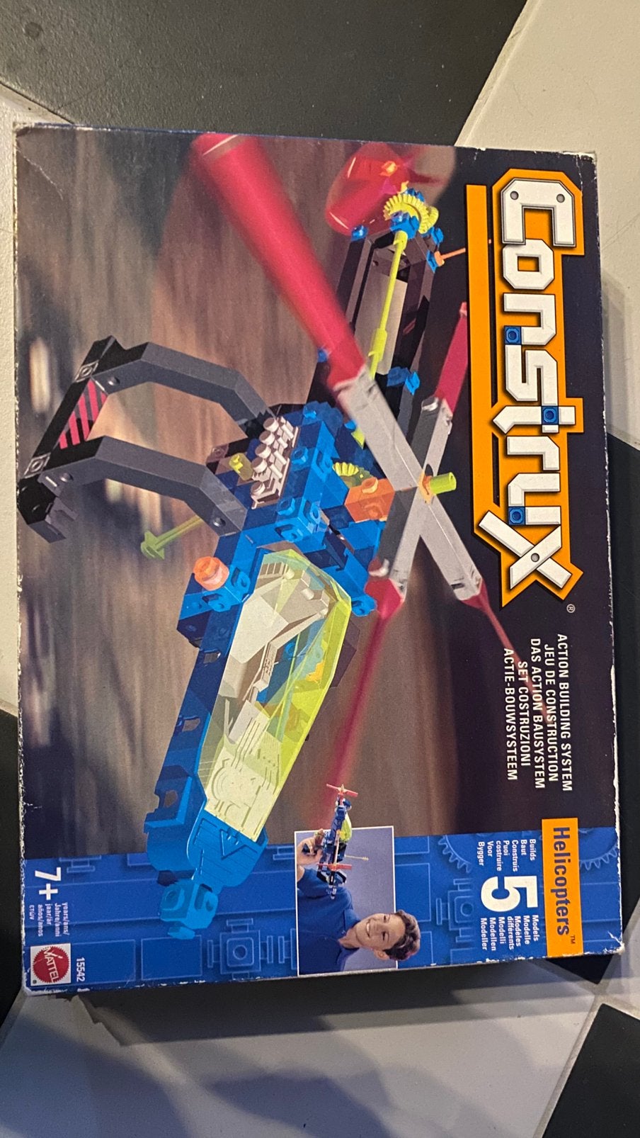 Mattel Construx jeu de construction hélicoptères année 1996, Enlèvement, Neuf