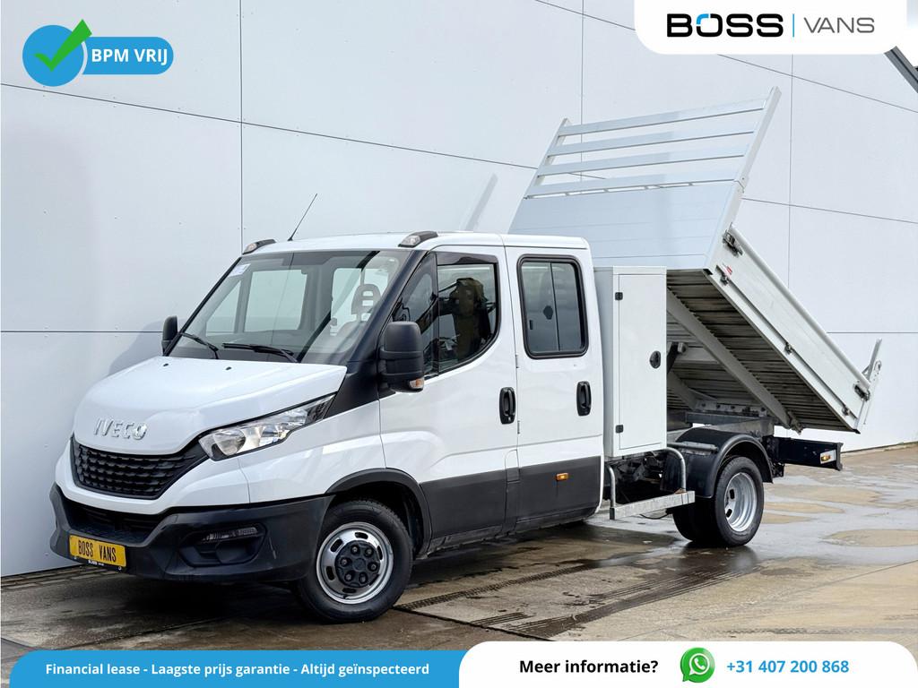 Iveco Daily 35C14 2.3 Kipper Dubbele Cabine Dubbellucht 6 St, Autos, 2804 kg, Achat, Entreprise, Iveco