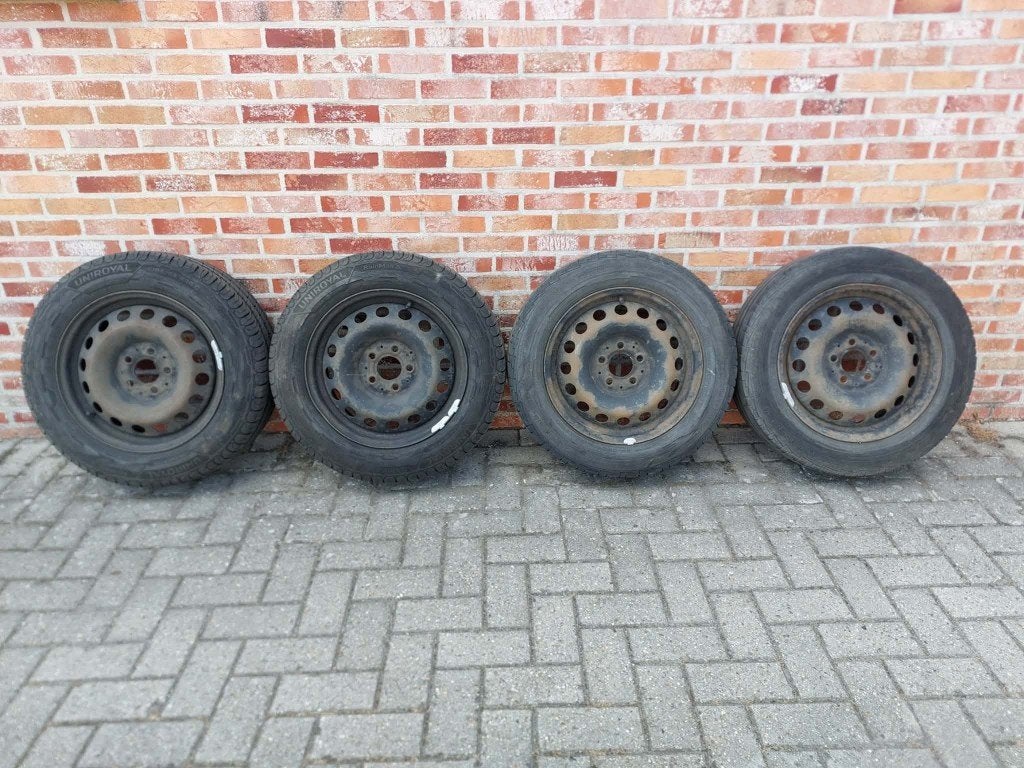 stalen velgen 5x112 met zomerbanden voor mercedes vito, Auto-onderdelen, Ophalen, 16 inch, Banden en Velgen, 195 mm
