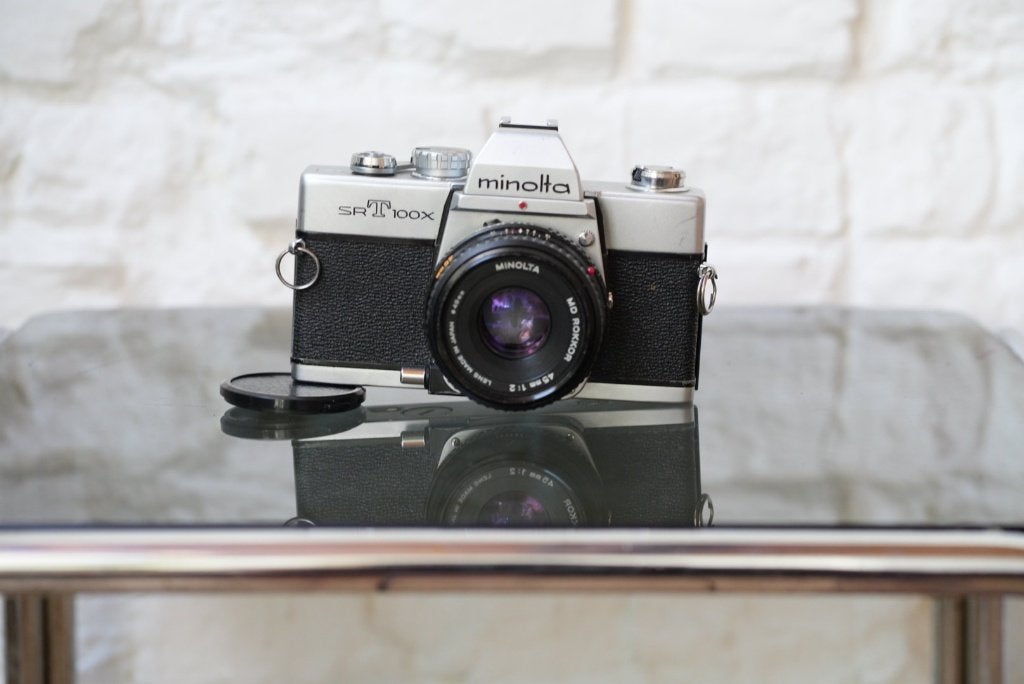 Minolta SRT100X, Enlèvement ou Envoi, Utilisé, Reflex miroir, Minolta