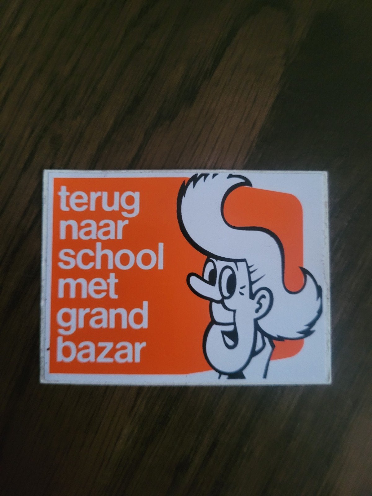 Oude sticker Suske en Wiske, Ophalen of Verzenden