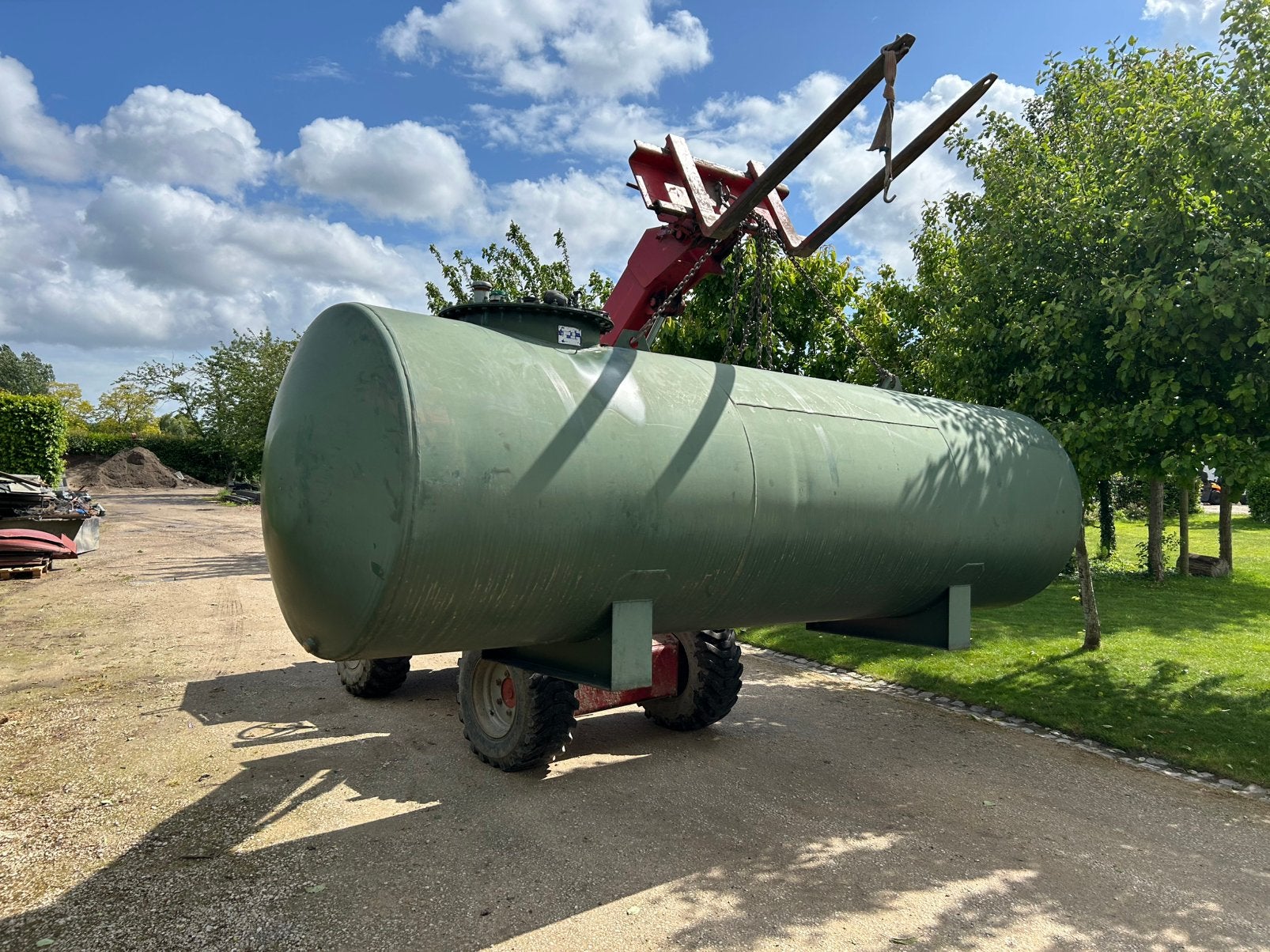 mazouttank, Doe-het-zelf en Bouw, Ophalen, Zo goed als nieuw