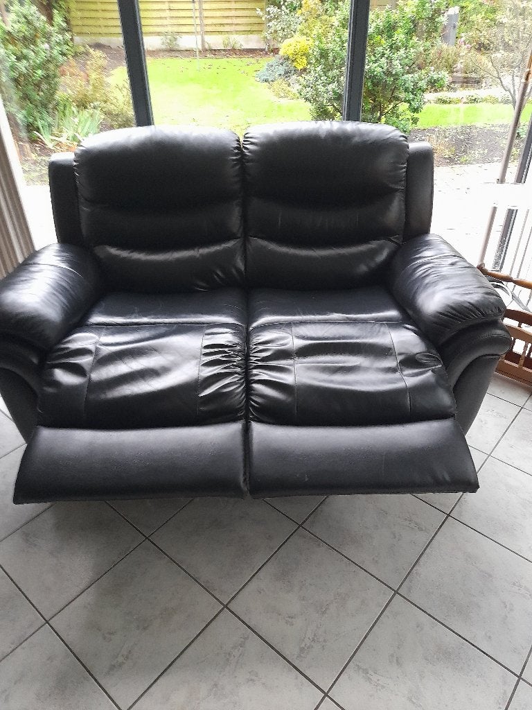 Relaxzetel, Huis en Inrichting, Ophalen, Zo goed als nieuw, Modern, Leer