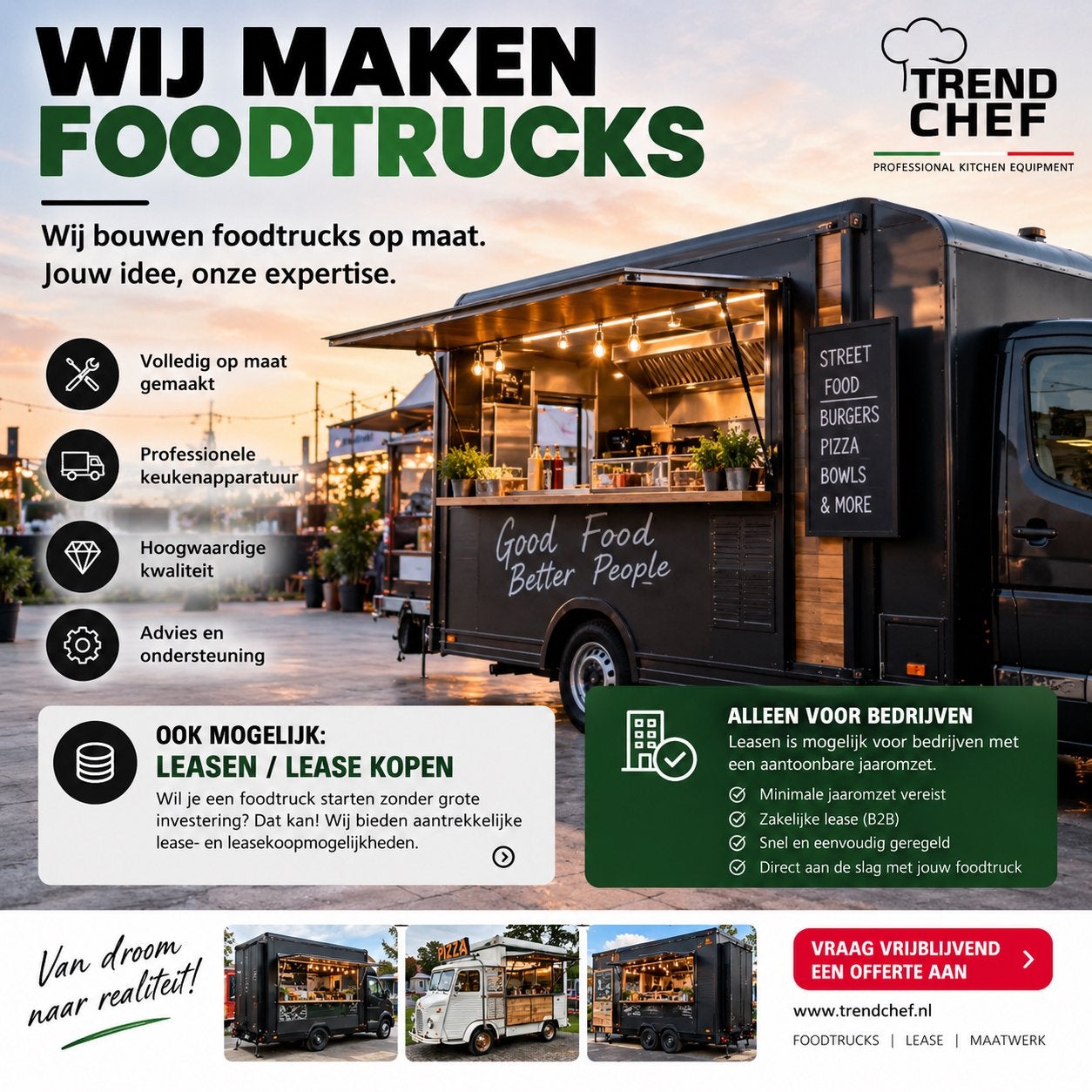 VOTRE PROPRE FOOD TRUCK ? ACHETEZ OU LOUEZ !, Enlèvement