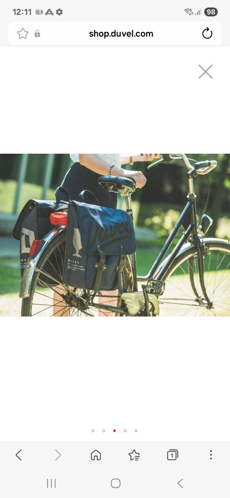 IK ZOEK een dubbele FIETSTAS van DUVEL, Vélos & Vélomoteurs, Accessoires vélo | Sacoches, Enlèvement ou Envoi