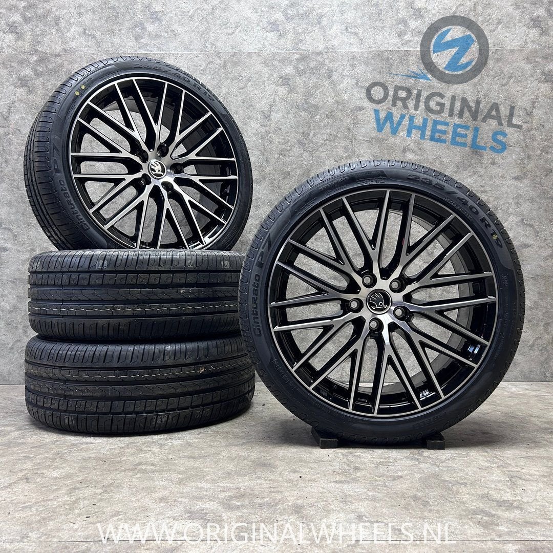 19 inch originele FR velgen + zomerbanden Karoq Octavia, Neuf, Pneus et Jantes, Véhicule de tourisme, Pneus été