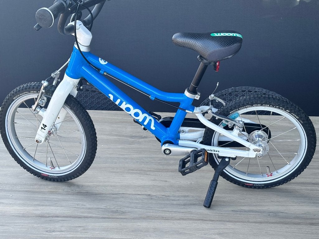 Woom 2 fiets (14'' kinderfiets), Fietsen en Brommers, Ophalen, Velgrem, Woom, Minder dan 16 inch